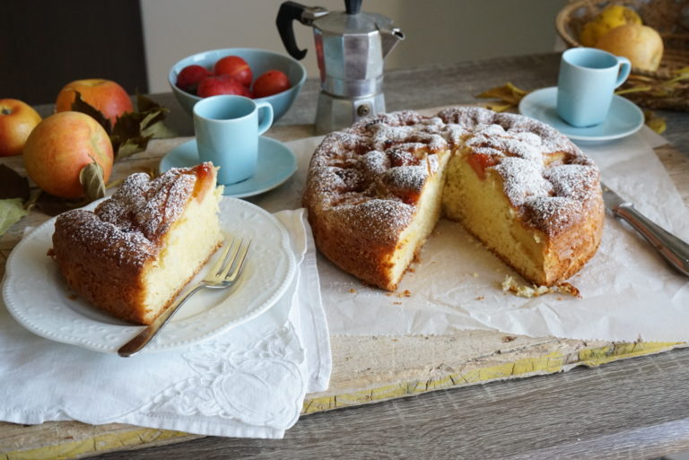 Torta di mele e marmellata di mele cotogne 8