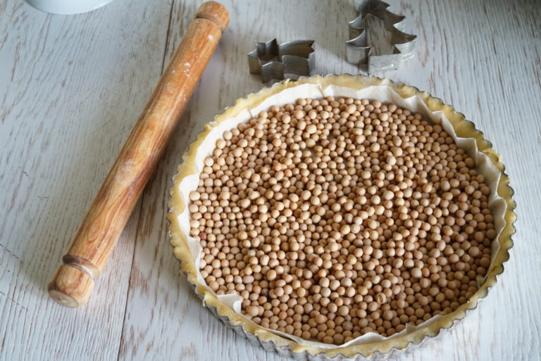 crostata cioccolato arancia con alberelli 1