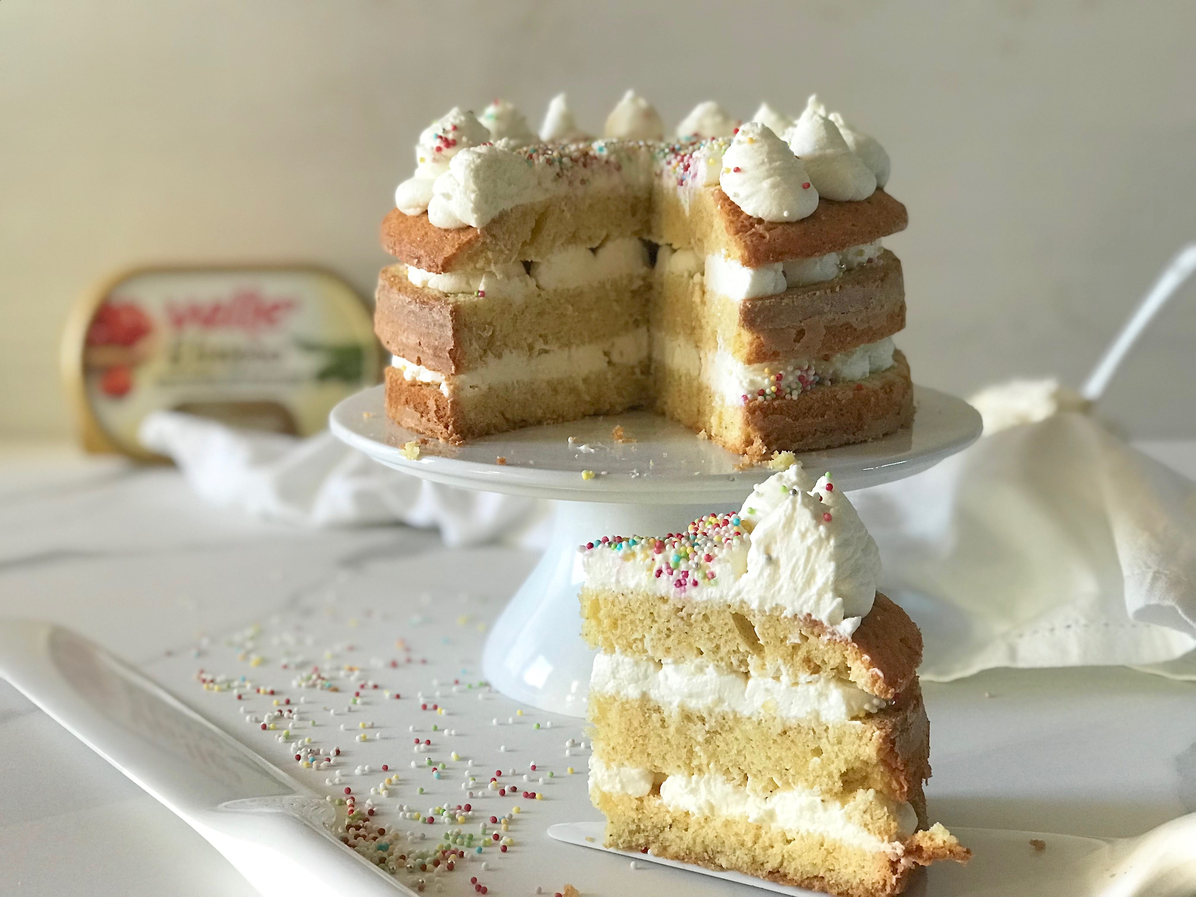 torta con crema al mascarpone