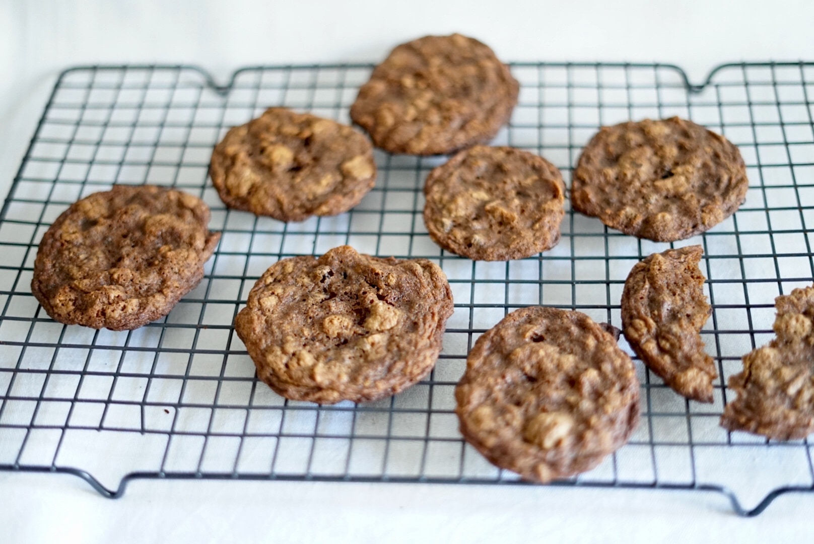 Cookies cioccolato e corn flakes