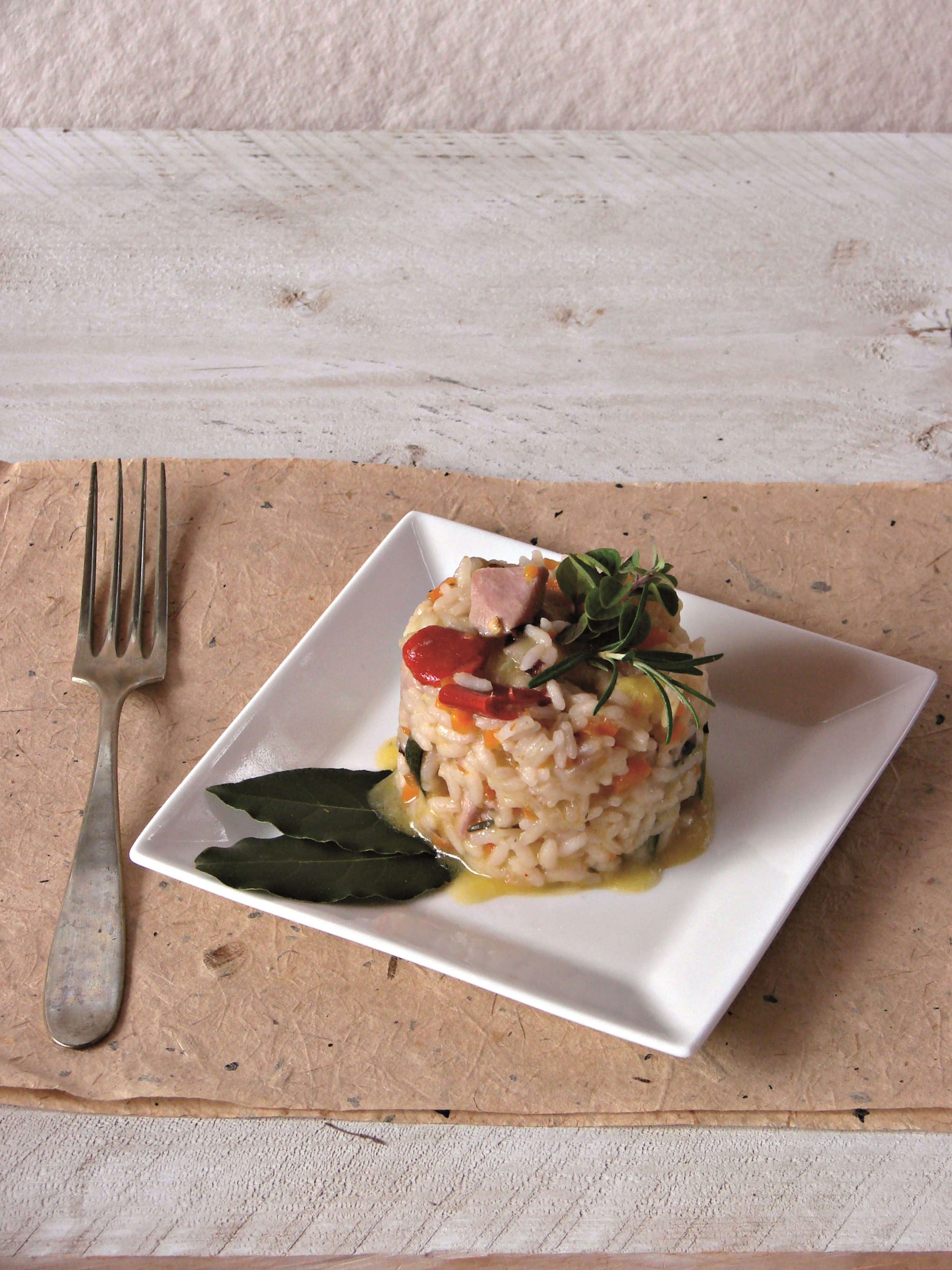 Risotto con verdure al profumo di mare