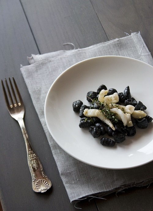 Gnocchetti di grano saraceno al ragù di seppia
