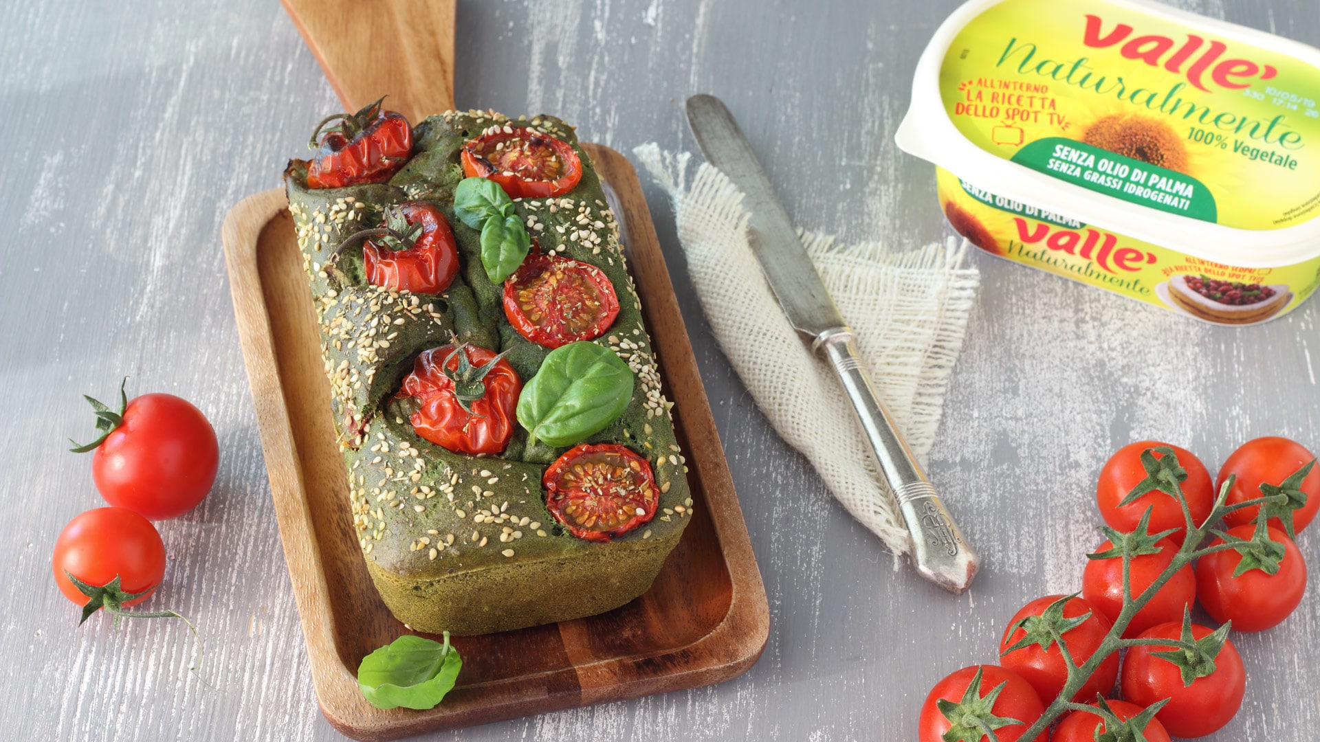 Plumcake salato vegan
