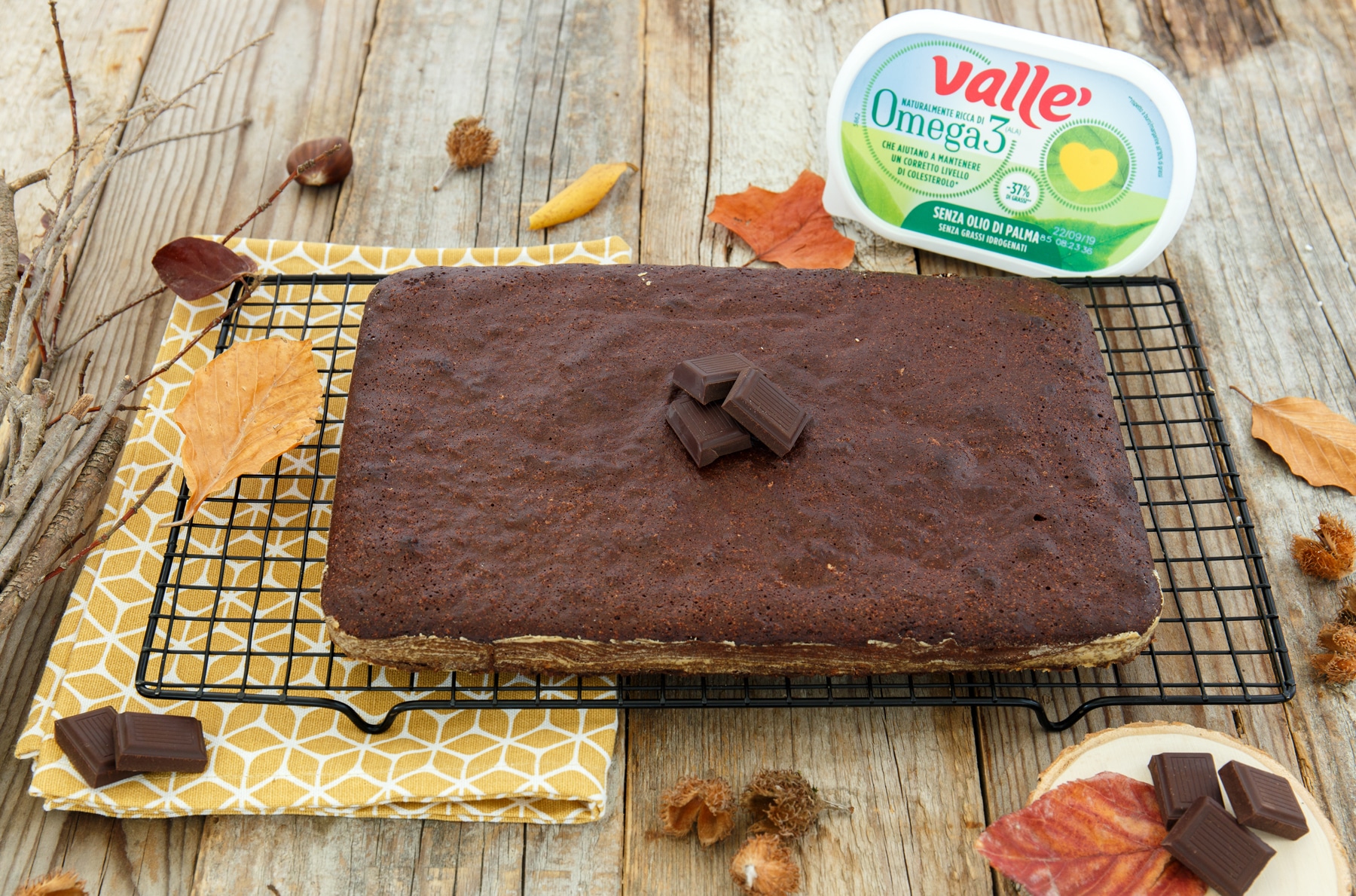 Torta bassa al cioccolato 75%