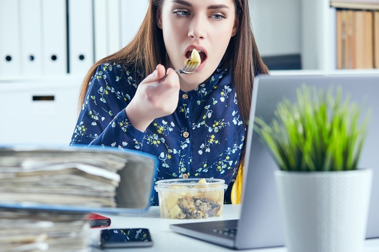 mangiare sano in ufficio