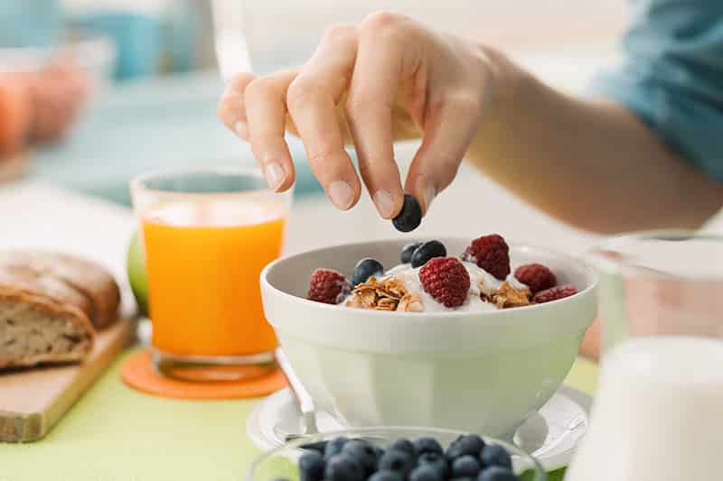 Colazione yogurt