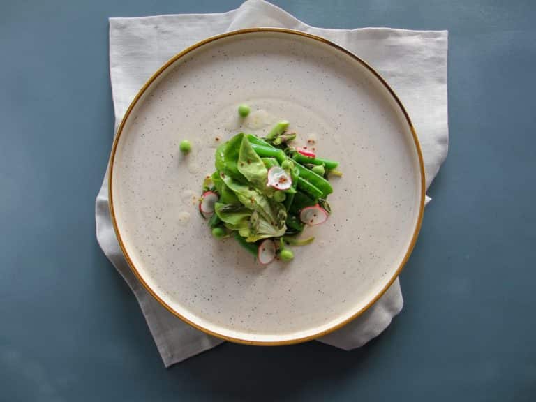 Insalata primaverile di verdure cotte e crude, citronette miele e senape - Step 6