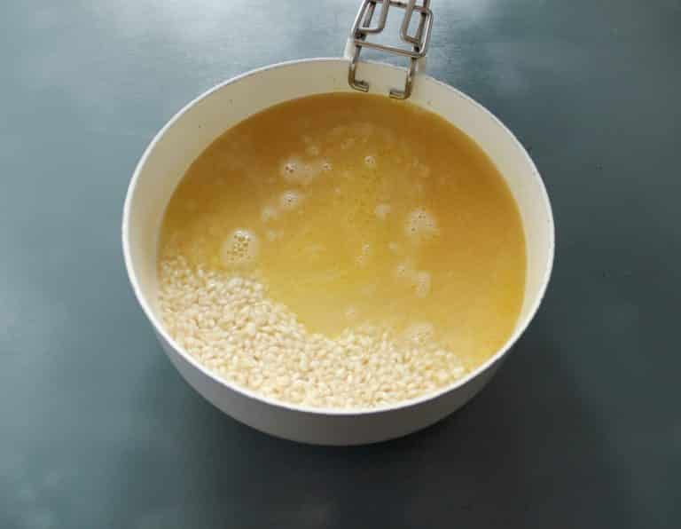 Risotto in cagnone, pescato e timo - Step 1