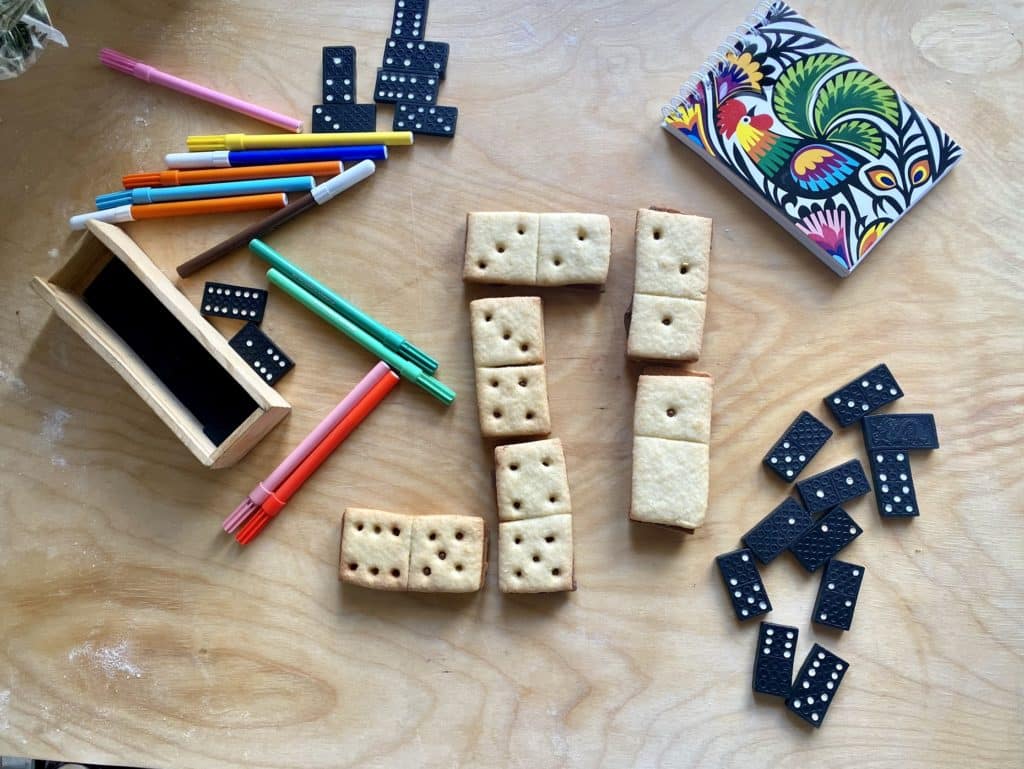 Merendine Domino con crema di nocciola
