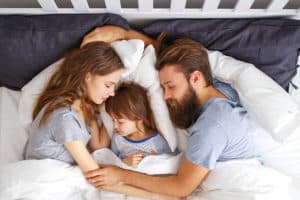 dormire in famiglia