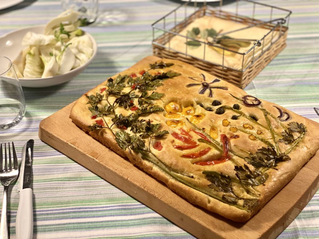 Focaccia primavera