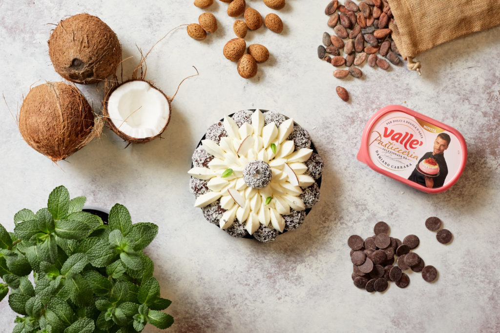 Saint-Honoré cocco e cioccolato di Damiano Carrara