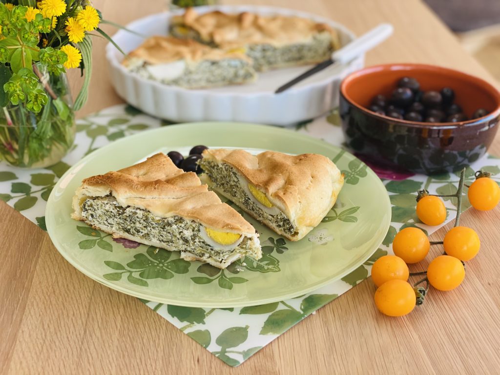 Torta salata alle cicorie