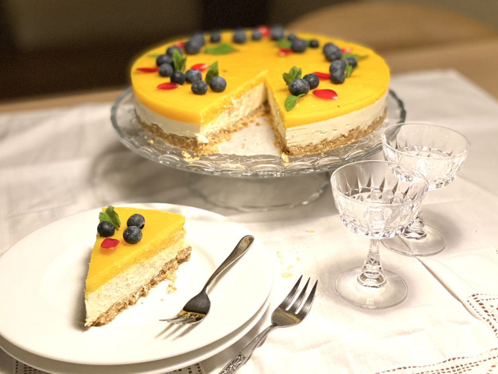 Cheesecake al mango