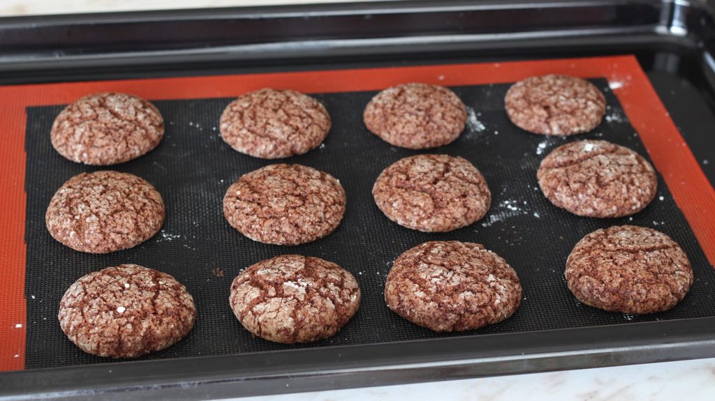 Crinkle cookies al cioccolato