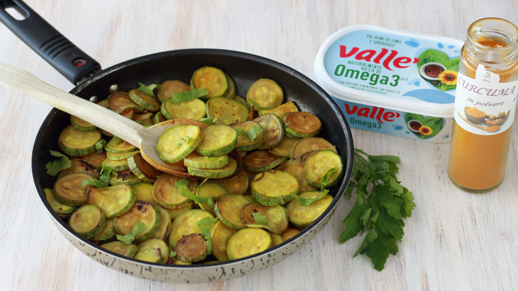 Zucchine alla curcuma