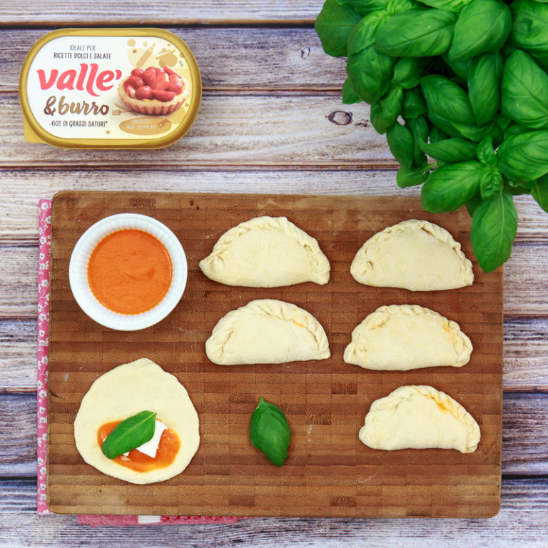 farcire i panzerotti al forno Vallé
