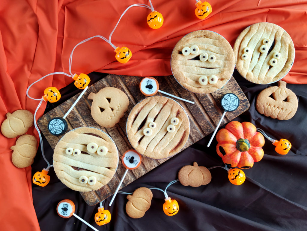 Crostatine mummia per Halloween