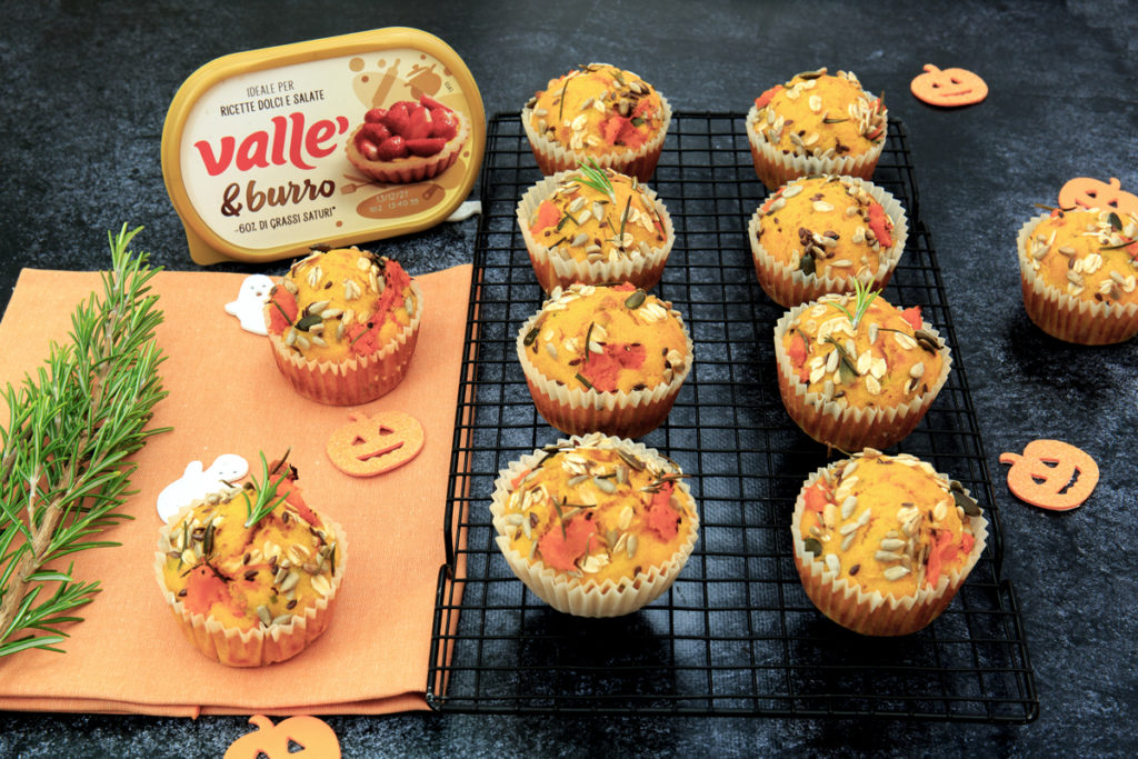 Muffin salati alla zucca