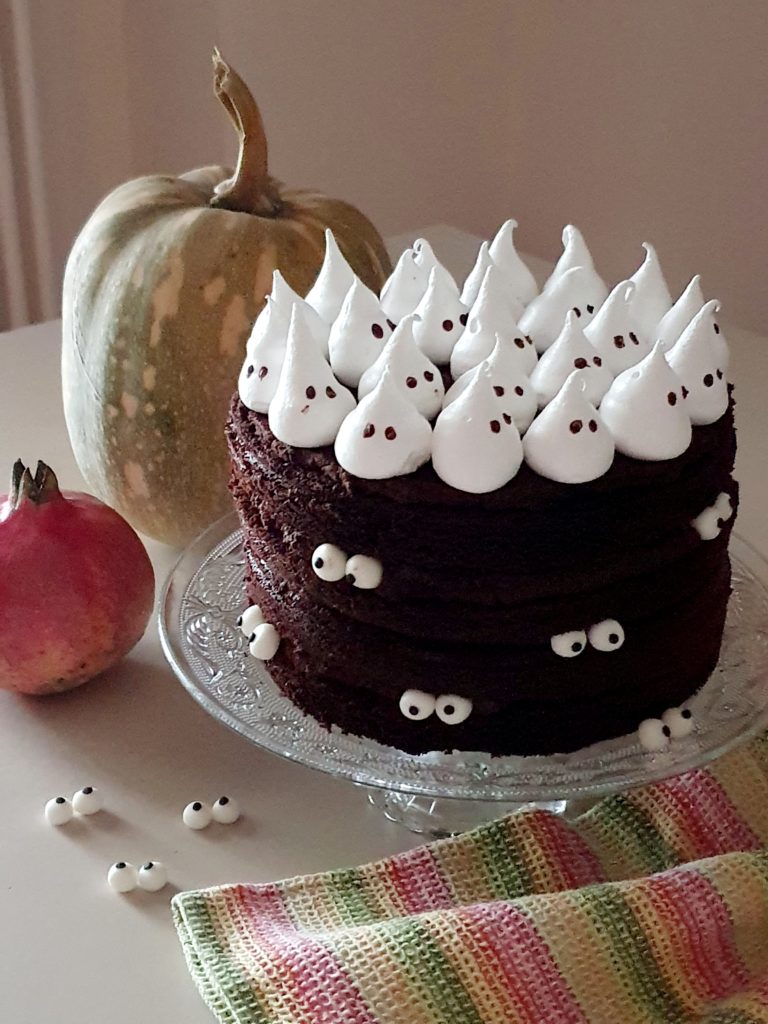Torta di Halloween al cioccolato
