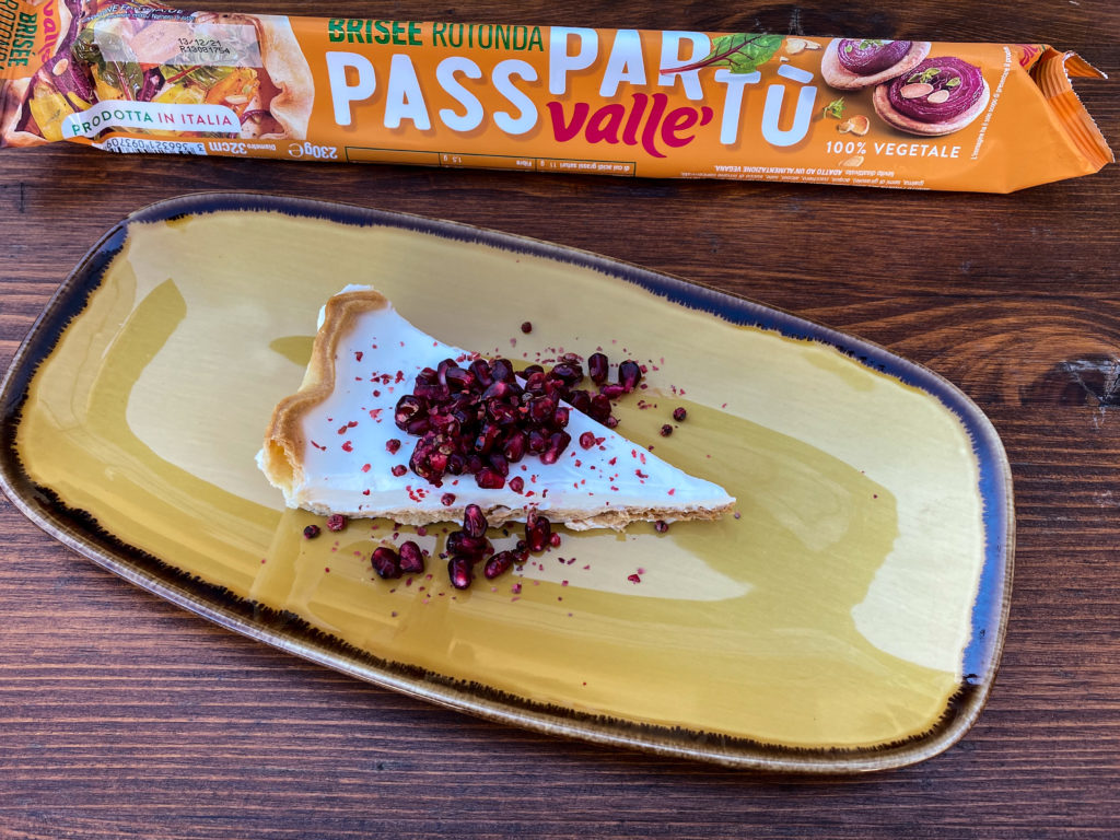 Brisée con panna cotta al limone