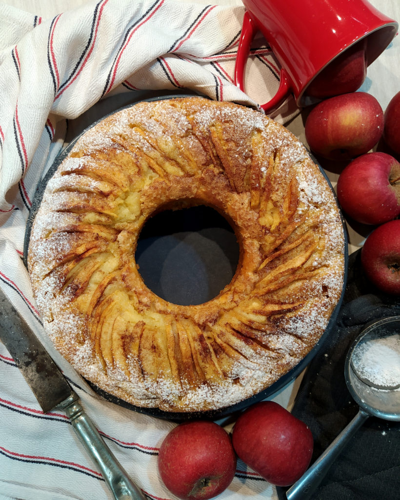 Torta di mele e ricotta