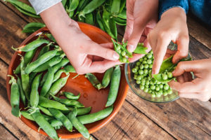 Piselli proprietà e ricette