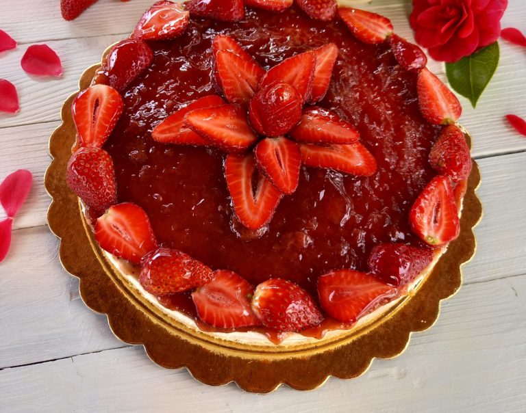 Cheesecake-alle-fragole-senza-cottura