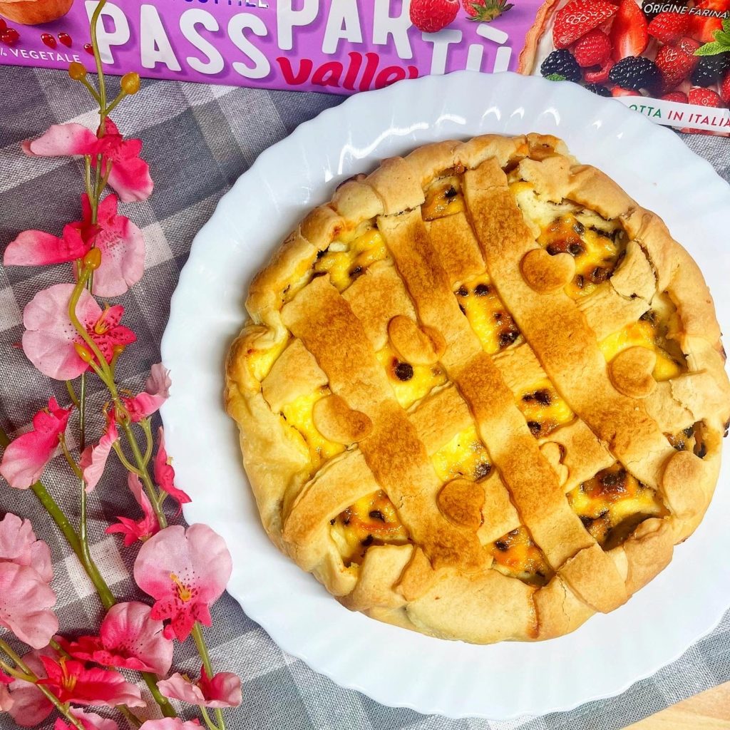Crostata ricotta e cioccolato senza burro