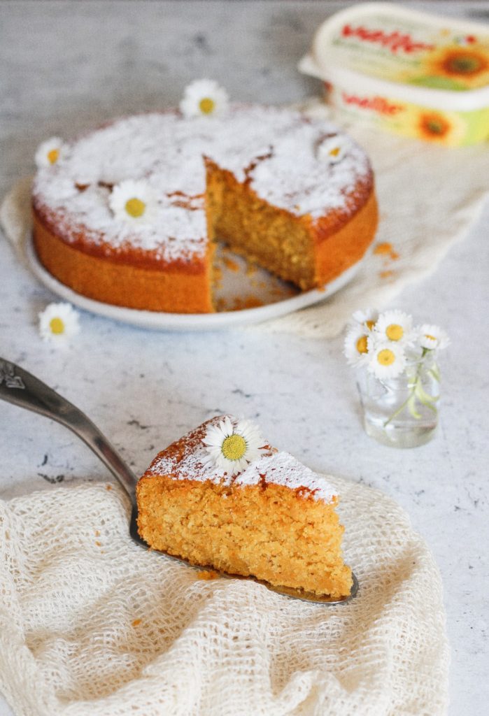 Torta di carote vegana