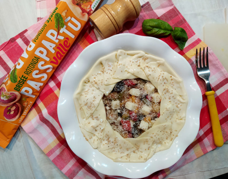 torta salata con cianfotta napoletana