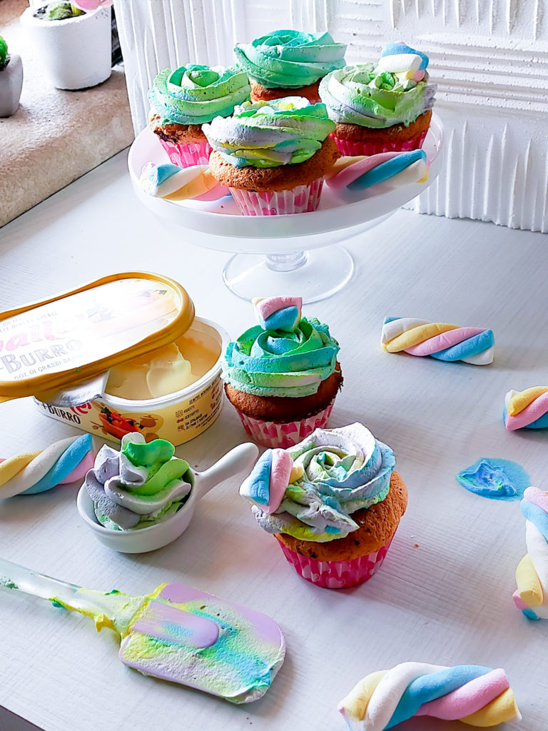 Frosting arcobaleno
