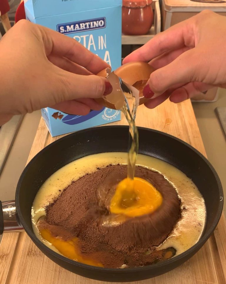 torta in padella al cioccolato ricotta e fichi vallé 3