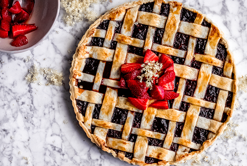 Crostata alle fragole veloce